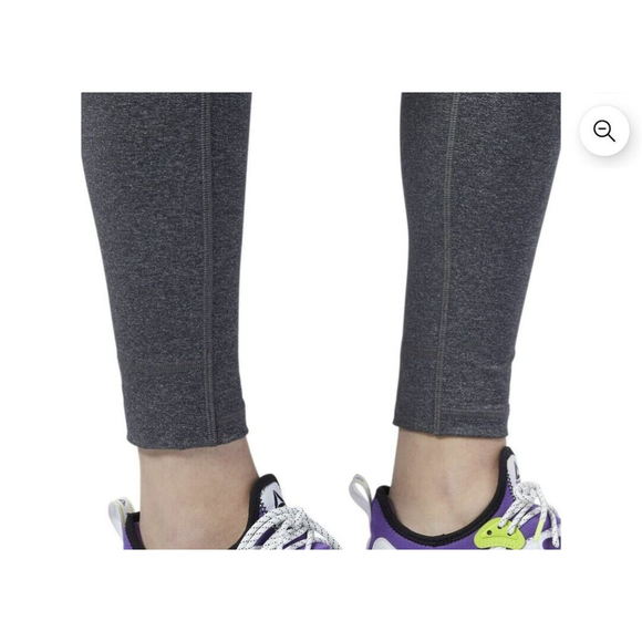Reebok S Leggings Gray Compression Training Joggers Small Women's Yoga Pants - Picture 6 of 7